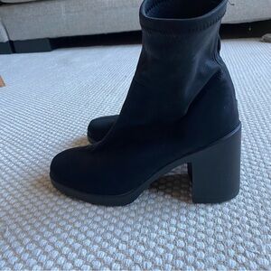 Office London Suede Ankle Boots with Heels